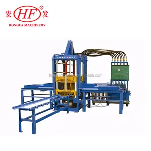 Hydraulic efficiency automatic QT3-20 brick production line processing vibrated block making machine