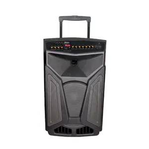 Kotak Speaker Subwoofer 18 Inci, Troli Portabel Profesional Kualitas Terbaik untuk Menari