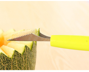 Cuchillo para Tallar Frutas 2 en 1 con Doble Cabeza, Cuchara para Kiwi, Sandía, Melón, Cuchara para Frutas, Cuchara para Puré de Papas, Cuchara para Helado - Product Image 2