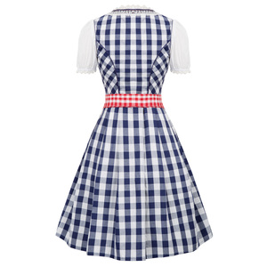 Set da 3 Pezzi JB per Donna, Costume Bavarese per l'Oktoberfest, Top+Vestito+Grembiule JB000029 - Product Image 2
