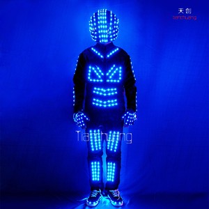 DMX 512 luz LED Controlado robot traje, más populares led robot cordoba argentina - Product Image 6