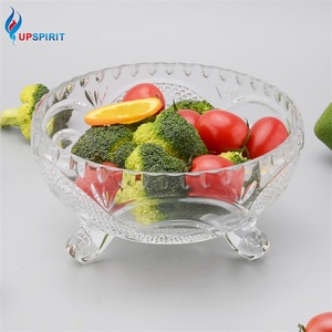 Commercio all'ingrosso di <span class=keywords><strong>Vetro</strong></span> Trasparente ciotola di Insalata di Frutta Ciotola di Caramelle con Stand - Product Image 6