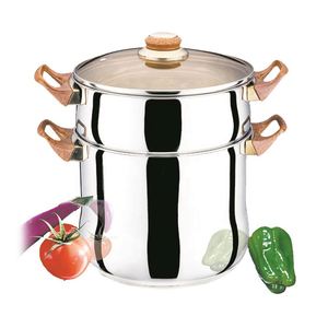 Casserole à couscous en acier inoxydable Kitchen Queen - Product Image 1