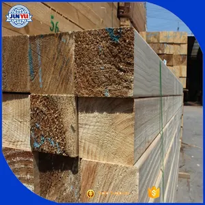 Madera para la construcción Rusia hoja de madera material irradian de madera de pino cuadrado para venta