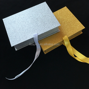 Cajas de purpurina con pajarita, accesorio plegable de color dorado, plateado y brillante, personalizado, China - Product Image 4