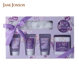 Acide citrique, soin blanchissant de la peau, produits de <span class=keywords><strong>spa</strong></span> <span class=keywords><strong>Iris</strong></span> Garden, gel douche pour femme, ensemble cadeau personnalisé pour le bain - Product Image 2