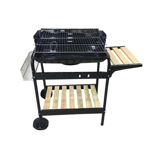 Chariot de barbecue mobile d'extérieur, patio, grand rouleau de barbecue, chariot de barbecue - Product Image 1