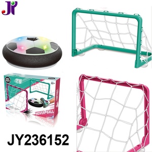 Conjunto de brinquedos para crianças, dentro e exterior, bola de futebol, 2 gols, presente, disco de futebol, brinquedo, com luz led - Product Image 2