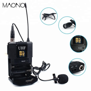 Nouveau 48 canaux sans fil transmetteur col caché microphone - Product Image 6