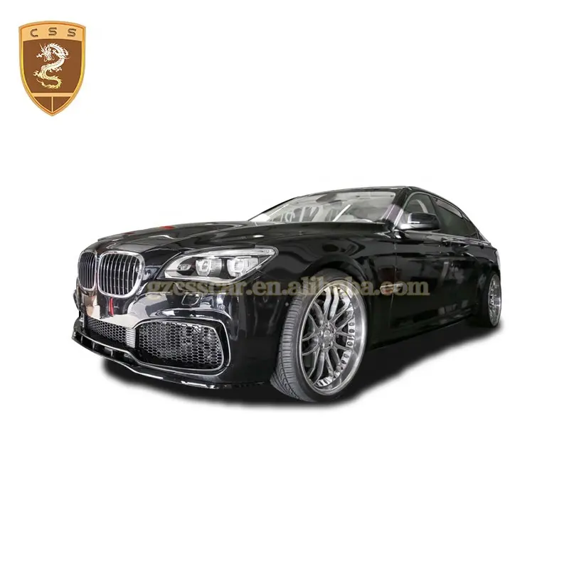 BMW7シリーズF01グラスファイバー素材用PDスタイルフルフロントバンパーリップカーパーツ