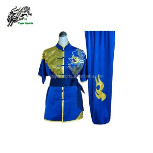 Uniforme traditionnel chinois, compétition d'arts martiaux, o lu