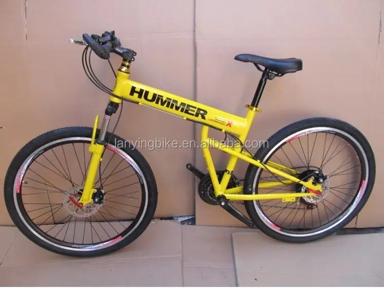 Amarillo hummer bicicleta