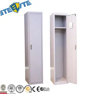 Вертикальный узкий однодверный железный шкаф для небольшой комнаты/самосборка, белый тонкий однодверный металлический угловой шкаф для ванной