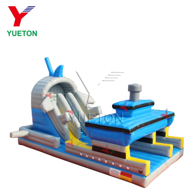 झेंग्झौ Yueton टिकाऊ Inflatable नाव आकार महल, नूह के सन्दूक Inflatable बाउंसर घर