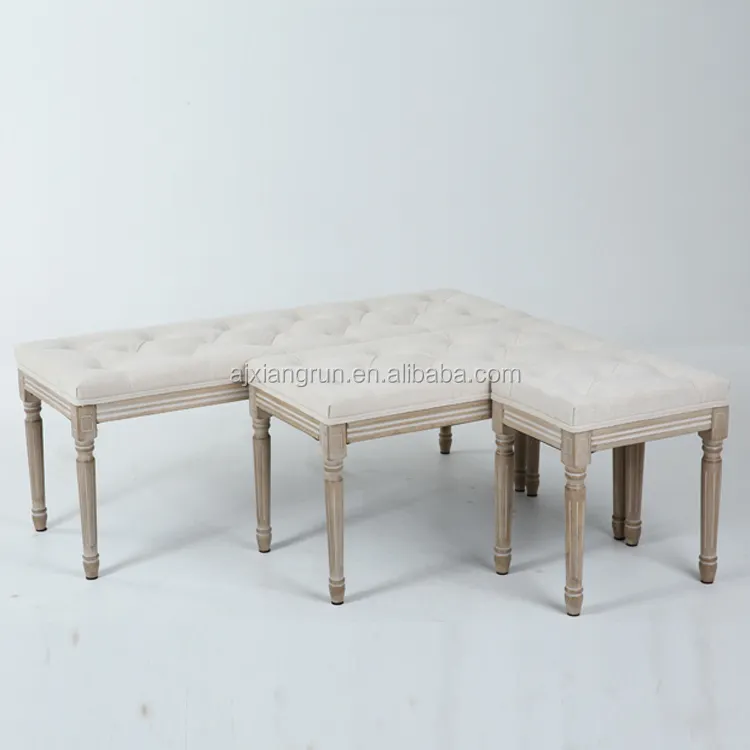 China Herstellung Antik Stoff KD Holzbeine Wohnzimmer Stuhl Französisch Stuhl