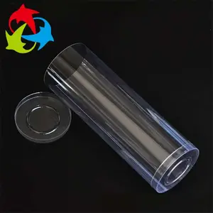 Free sample good quality custom clear plastic cylinder packaging box