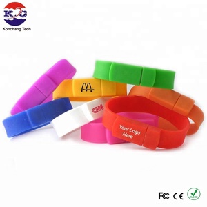 Bracelet USB personnalisé, support à mémoire de 8 go 16 go 32 go, lecteur <span class=keywords><strong>Flash</strong></span> 2.0 3.0, Logo personnalisé, 128MB - Product Image 4