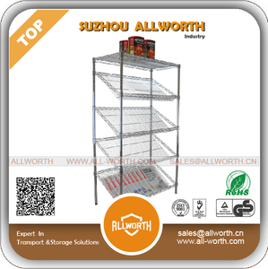ألدي الصحف المشروبات الكروم سلك حامل التخزين - Product Image 2