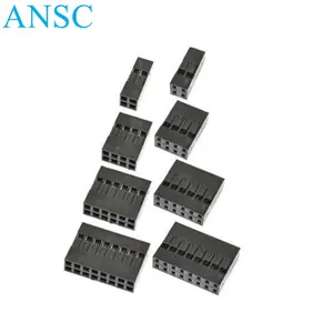 6 Pin 2X3 Pin 2.54 Mét Hàng Đôi Nhựa Dupont Đầu Jumper Dây Cáp Nhà Ở Nữ Pin Nối