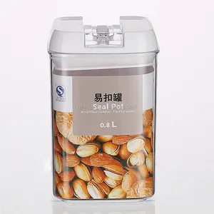 Prezzo di fabbrica ODM/OEM accettabile hotselling BPA free food grade material contenitore per alimenti in plastica 1.2L con coperchio