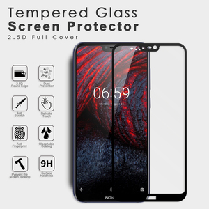 Proteggi schermo <span class=keywords><strong>per</strong></span> <span class=keywords><strong>smartphone</strong></span> asahi 2.5D 0.33mm 9H antideflagrante <span class=keywords><strong>per</strong></span> Nokia 6.1 Plus <span class=keywords><strong>vetro</strong></span> temperato personalizzato - Product Image 2