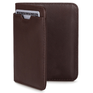 Uomo Private Label <span class=keywords><strong>Smart</strong></span> Sottile Piccola Titolare Della Carta Supporto di Carta Del Raccoglitore del Cuoio Genuino RFID Blocco Mini Slim Minimalista - Product Image 4