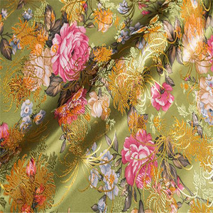Tissu brocart floral magnifique, <span class=keywords><strong>prix</strong></span> imbattable, fabrication chinoise, très demandé, pour robes de femmes vintage et festives - Product Image 6