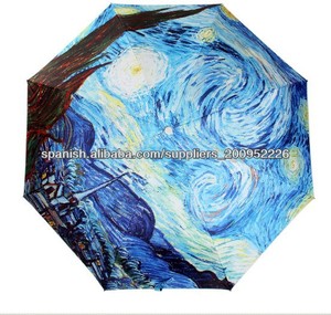 guangzhou fabricante <span class=keywords><strong>de</strong></span> <span class=keywords><strong>paraguas</strong></span> pintura <span class=keywords><strong>al</strong></span> óleo - Product Image 1
