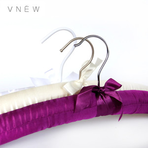 Cintre en <span class=keywords><strong>satin</strong></span>, joli tissu personnalisé pour les vêtements, housses de robe de mariée, tout nouveau modèle - Product Image 6