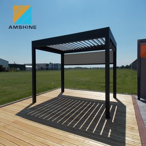 Moderno impermeable pérgola cubiertas parasol con luces - Product Image 2