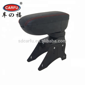 <span class=keywords><strong>Accessori</strong></span> <span class=keywords><strong>auto</strong></span> <span class=keywords><strong>Negozi</strong></span> Universale Centro Colore Nero Bracciolo della Console Box Arm Resto Tessile Cuoio Storage Box - Product Image 2