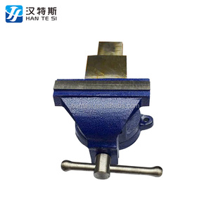 Hantesi 5 pulgadas ingeniero Banco giratorio 360 Vice base taller vise clamp jaw mesa de trabajo - Product Image 5