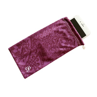 Lunettes à cordon de serrage en microfibre imprimé, Logo personnalisé, pièces, pochette pour lunettes de soleil