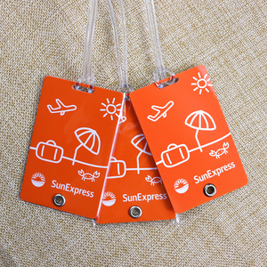 Nome di stampa in plastica personalizzato RFID bagaglio NFC Tag Card con Logo - Product Image 6