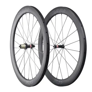 Ultra Light 55mm depth road wheelset Carbon Wheels 25mm width Bike Wheels