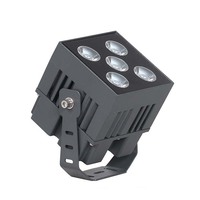 Projecteur LED étanche IP65, antirouille, en fonte, à angle étroit, 20W 50W, éclairage de façade LED pour mur de jardin