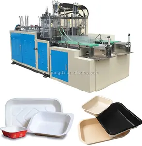 PET beschichtete Gedrückt Pappe (Dual-ovenable) Trays Maschine Vollautomatische