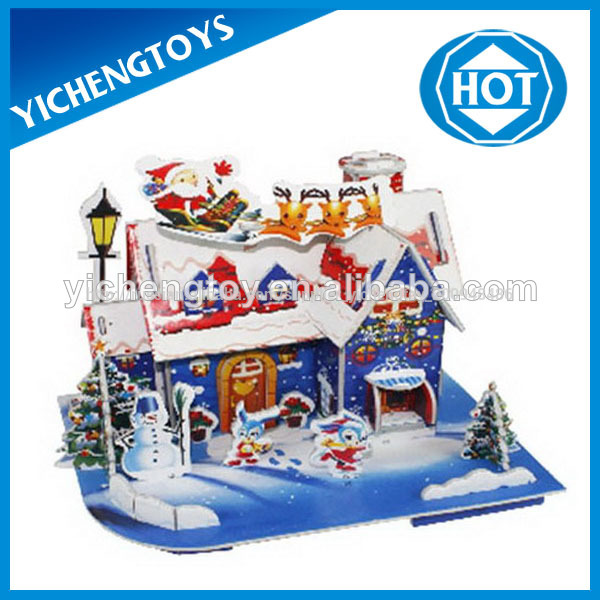 2014 новый 3d головоломки образования и diy елочная игрушка( 31 шт)