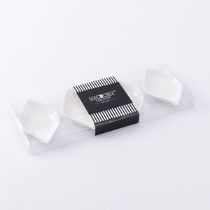 La cena de pescado blanco en forma de salsa platos <span class=keywords><strong>Tapas</strong></span> en conjunto con el embalaje de la caja de Color - Product Image 5