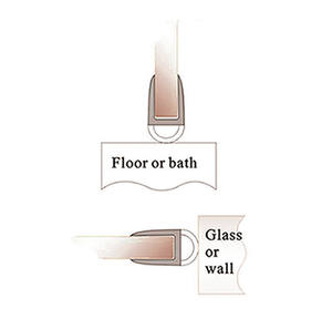 Fabrika doğrudan satış PVC / PC duş kapısı mühür cam kapi anti-çarpışma sızdırmazlık bandı - Product Image 5