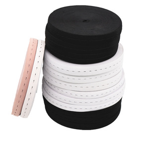 Sangle élastique tricotée à oeillet réglable en polyester pour vêtement, bande élastique boutonnière bon marché pour vêtements de maternité - Product Image 5