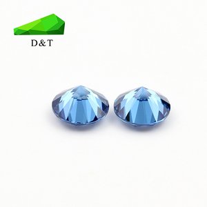 อัญมณีทรงกลมสีฟ้าใส1.25มม. อัญมณีหลวม - Product Image 2