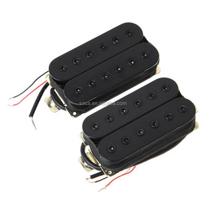 Hexbucker-juego de pastillas Humbucker para guitarra, color negro, puente y cuello, HBBC-BK-XBB - Product Image 2