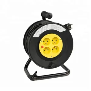 50m Waterproof Retractable French Cable Reel Extension Reel