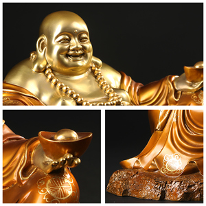 <span class=keywords><strong>Statue</strong></span> di <span class=keywords><strong>Buddha</strong></span> Ridente Antiche di Alta Qualità per Feng Shui, 39 CM, in Vendita all'Ingrosso - Product Image 4