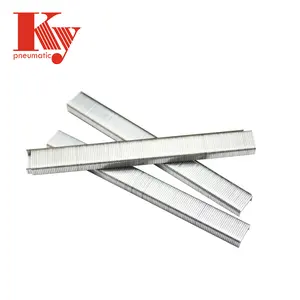 21 Gauge Pneumatic Fastener U-Shaped Upholstery Iron Galvanized Fine Wire Staples Pin 8004 8010 8012 Sofa Staple