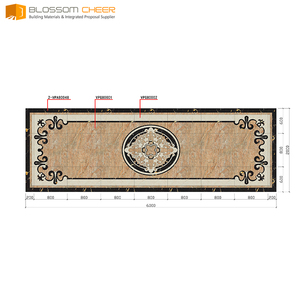 Personnalisé Chine poli vitrage porcelaine Carreaux De Sol Fleur Conception populaire en espagne - Product Image 2
