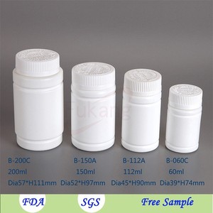Capsules/pilules vides en plastique HDPE blanc, pièces de 60ml, accessoires de <span class=keywords><strong>pharmacie</strong></span>, fabrication - Product Image 3