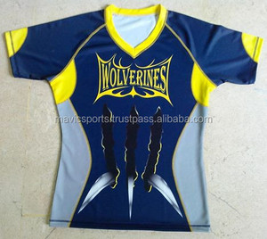 Camisetas de Rugby Personalizadas de Alta Calidad, Uniformes Deportivos Unisex OEM para Equipos Juveniles, Camiseta de Béisbol - Product Image 3