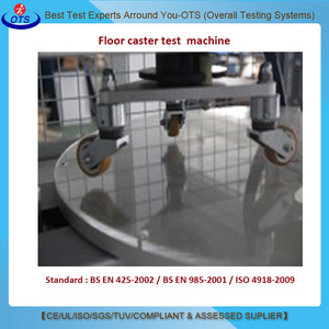 DIN EN 985 - DIN EN 425 - ISO 4918 רצפת גלגלית שחיקה עמידות בדיקות מכונת רולר כיסא בדיקות מכשיר - Product Image 4